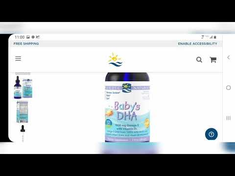 (영양사)어린이 오메가3 Nordic Naturals Baby's DHA 노르딕 네츄럴
