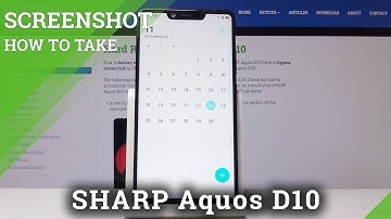 How to Capture Screen in SHARP Aquos D10 - Take & Save Screenshot