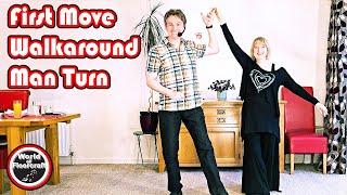 Intermediate Modern Jive - First Move Walkaround Man Turn