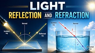 Light -reflection and refraction lecture 2 (live experiment)