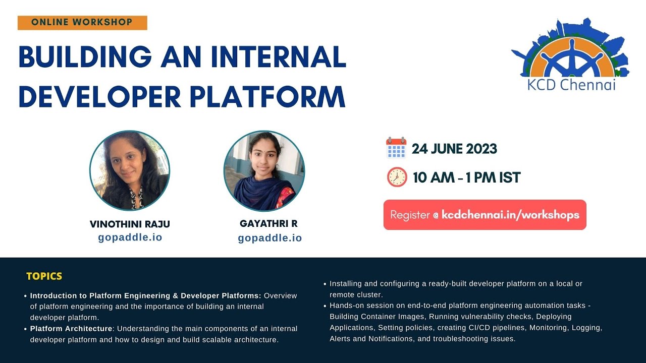 Workshop: Building an Internal Developer Platform - YouTube