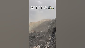 Blasting site #miningsurveyorvishal #mining #automobile #excavator #miningengineer #engineering