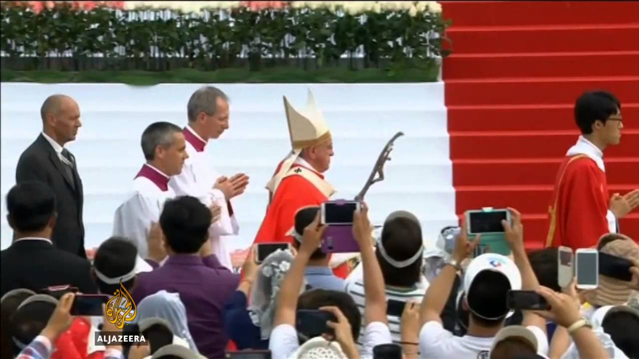 البابا يطويب الشهداء الكوريين