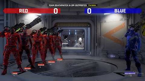 Unreal Tournament Single Player Challenge 1v5 Team Deathmatch (3 Star\Hard)