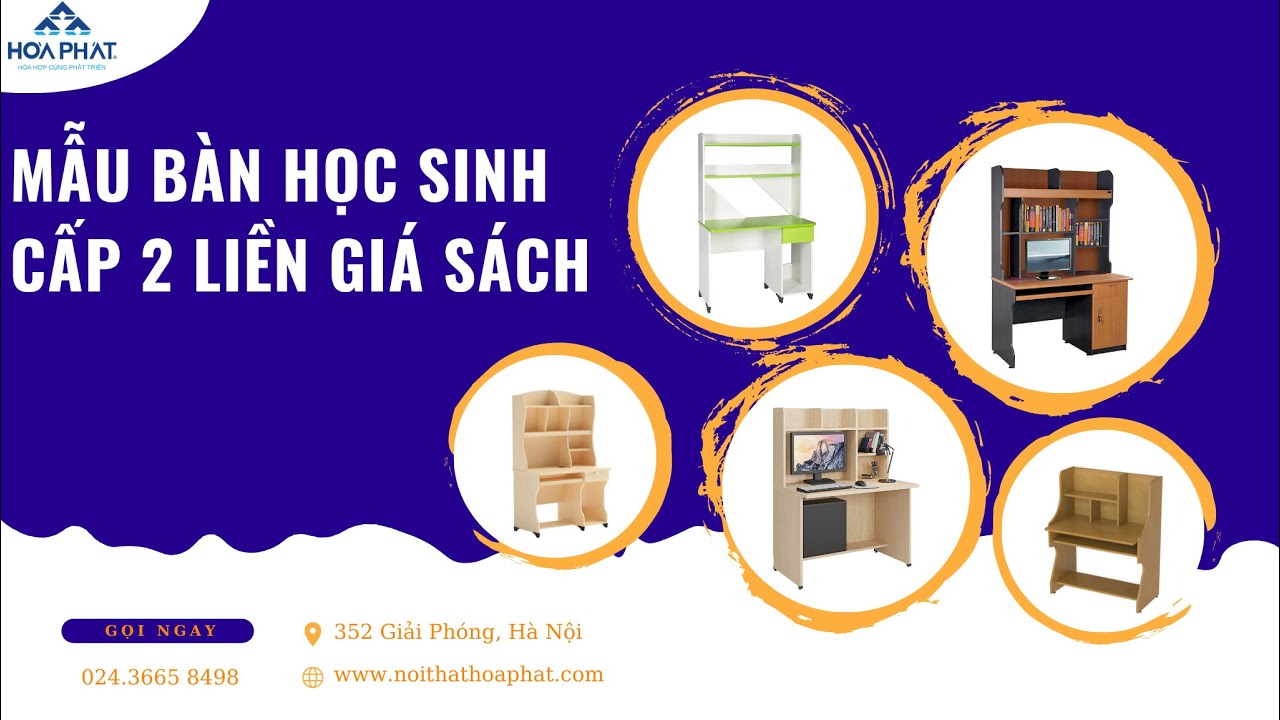 Tổng hợp mẫu bàn học sinh cấp 2 của Nội thất Hòa Phát | Nội thất Hòa Phát - youtube
