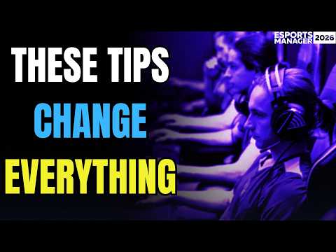 Esports Manager 2026 - 10 Advanced Tips You NEED to Know
