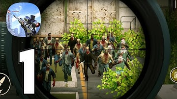 Sniper Zombie 3D - Gameplay Walkthrough  - Eliminate Undead, Defend Humanity (iOS,Android)
