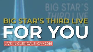 Big Star’s Third Live - For You (Live in Glendale 2016) (Official Audio)