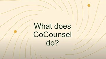 Generative AI Legal Assistance from Thomson Reuters CoCounsel