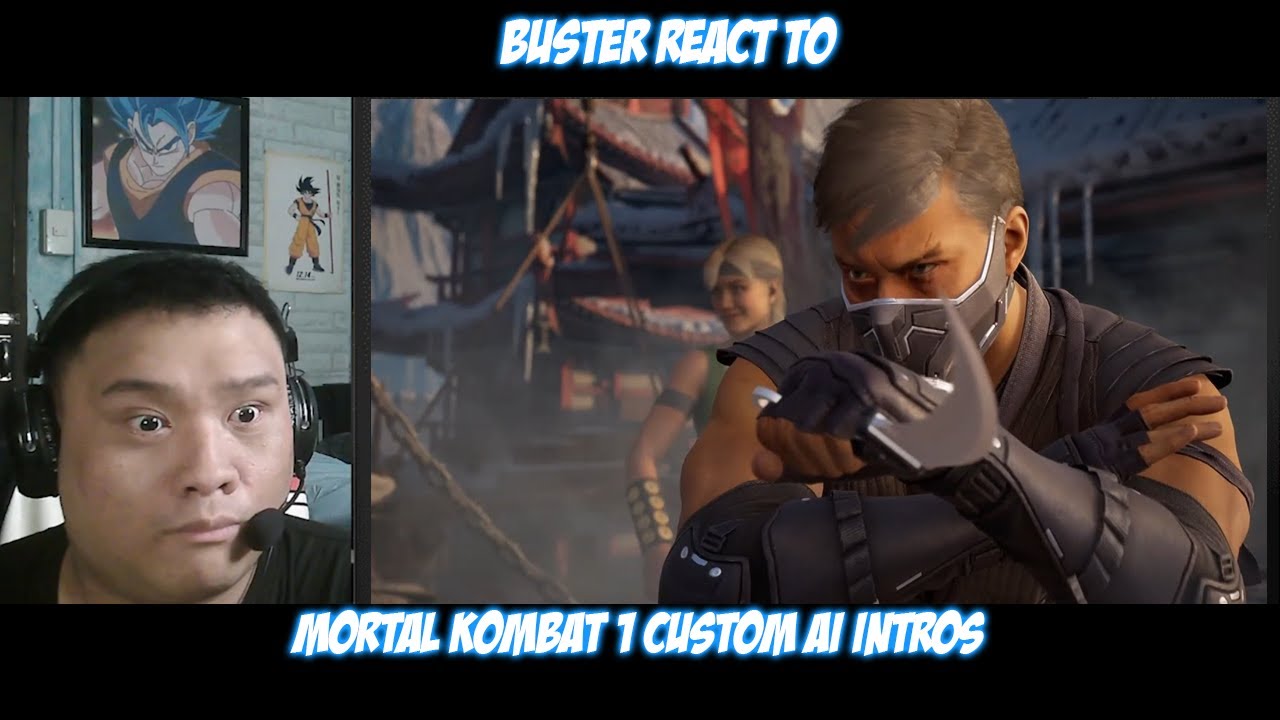 Buster Reaction to @OddgiantAF | Mortal Kombat 1 Custom AI Intros