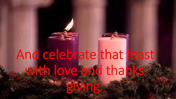 Advent wreath Prayer(week 3)
