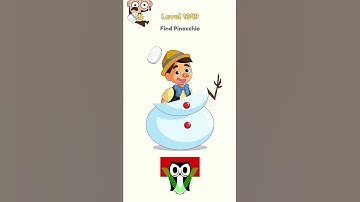 inavb DOP 2 Level 1349 Find Pinocchio | Delete One Part Gameplay Solution #shorts #DOP2