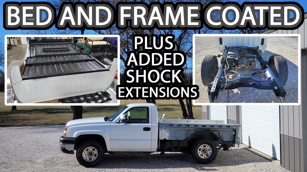 Dually Rear Any Mounting Pattern Single Cab Dually Build Part 9 (Coat the Bead/Frame and Adding Shock ...