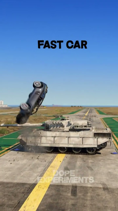 Can a Car crush a tank?😕