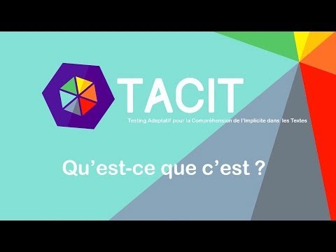 TACIT - Outil d'aide à la compréhension en lecture