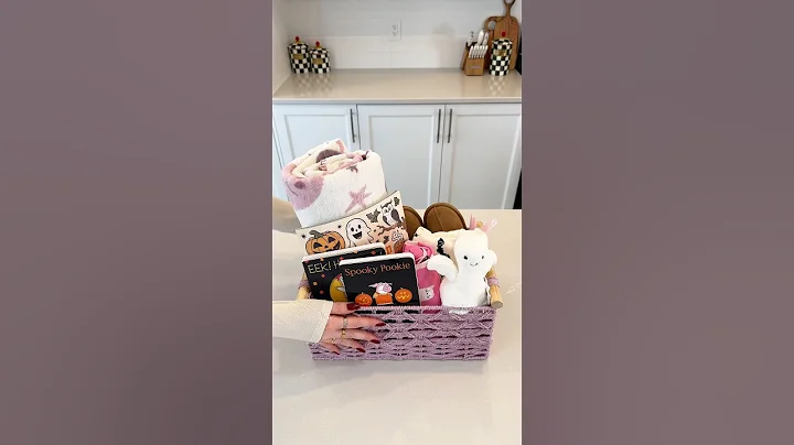 Boo Basket 👻 #halloween #spookyseason #fall #aesthetic #asmr #satisfying #momlife #fyp #shorts