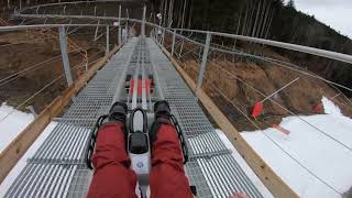 Les Gets 20240209 - Luge! 4 season alpine coaster