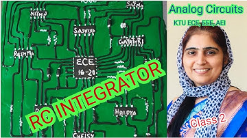 RC Integrator/Analog Circuits /KTU ECE, EEE, AEI