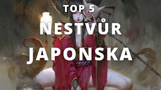 TOP 5 NESTVŮR JAPONSKÉ MYTOLOGIE