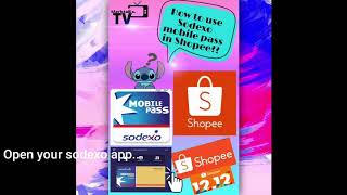 How to use Sodexo mobile pass in Shopee?? Easy way.