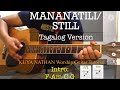 Mananatilistill tagalog version super easy guitar tutorial with lyrics and chords