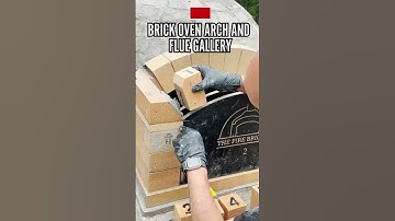 Building Brick Oven Arch and Flue Gallery  #shorts