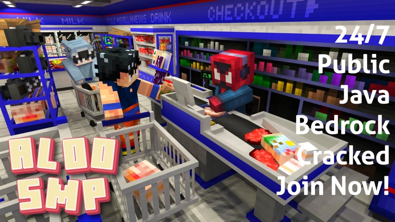 24/7 Joinable Minecraft SMP (PUBLIC) ~ 1.21 Java & Bedrock Survival ...