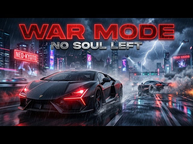 WAR MODE — NO SOUL LEFT | Cinematic Night Drive | God Tone