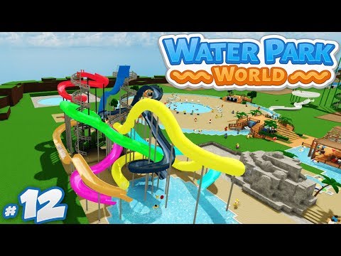 Water Park World 10 Building Custom Entrance Roblox Water Park World Youtube - roblox water park world tycoon playing for the first time