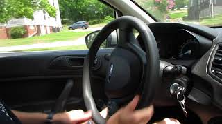 Push pull steering while completing serpentine in reverse