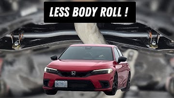 Progress Tech 22mm Rear Sway Bar Install & Testing - 2022+ Honda Civic, 2023+ Acura Integra