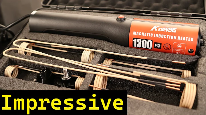 KKSEVENS Induction Bolt Heater Removal Tool Kit with 10 Coils 1300W 110V  for Rusty Screw Removing