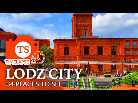 What to Do in Lodz, Poland - 34 Attractions to see - Time Lapse Travel 4K