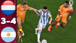 Hollanda - Arjantin 3-4 Maç Özeti̇ I 2022 Dünya Kupası Çeyrek Final