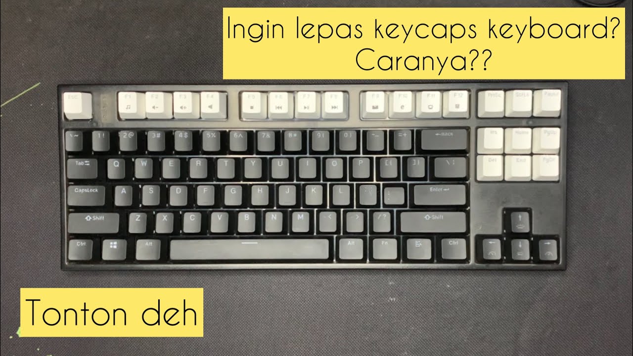 Tutorial simpel, Bagaimana cara melepas keycaps keyboard mechanical