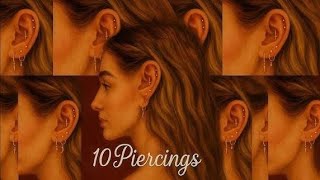 10 piercings song __ AJRUSTED ____ Song || Official music song|| Sad feeling and love song ❤️🥺💔