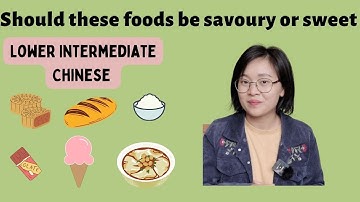 should these foods be savoury or sweet | comprehensible input | low intermediate
