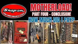 Conclusion  Estate Sale Auction Treasure Snapon Tool Haul Motherload! Part Four!