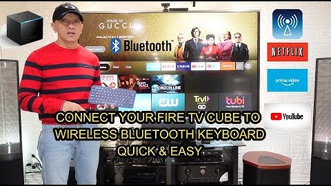 HOW TO CONNECT YOUR BLUETOOTH KEYBOARD TO AMAZON FIRE TV CUBE QUICK & EASY