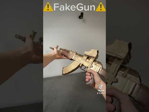 Cardboard AK #gun #cardboardgun #cardboard #dc #ak #fyp