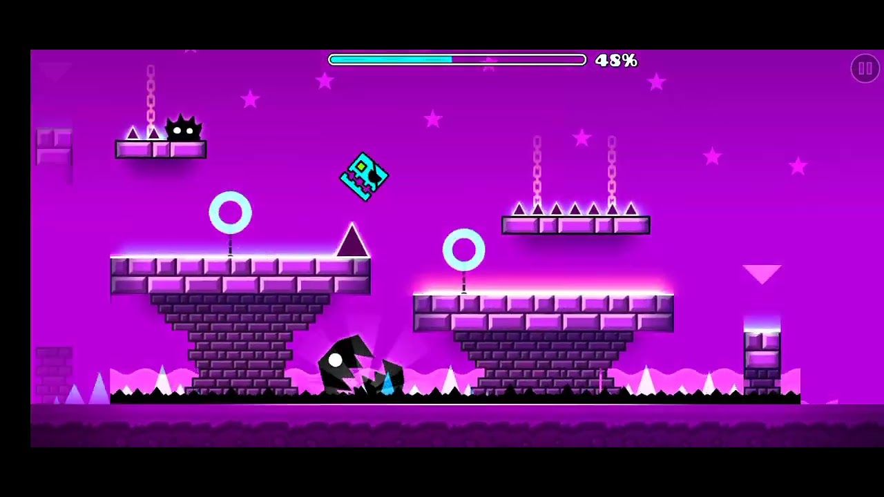 Me pasé los tres niveles de geometry Dash meltdown a la primera 😱🔥 ...