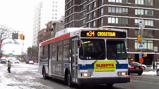 MTA New York City Bus: 2006 Orion VII Gen-2+ Hybrid #6731 on the M34 SBS.