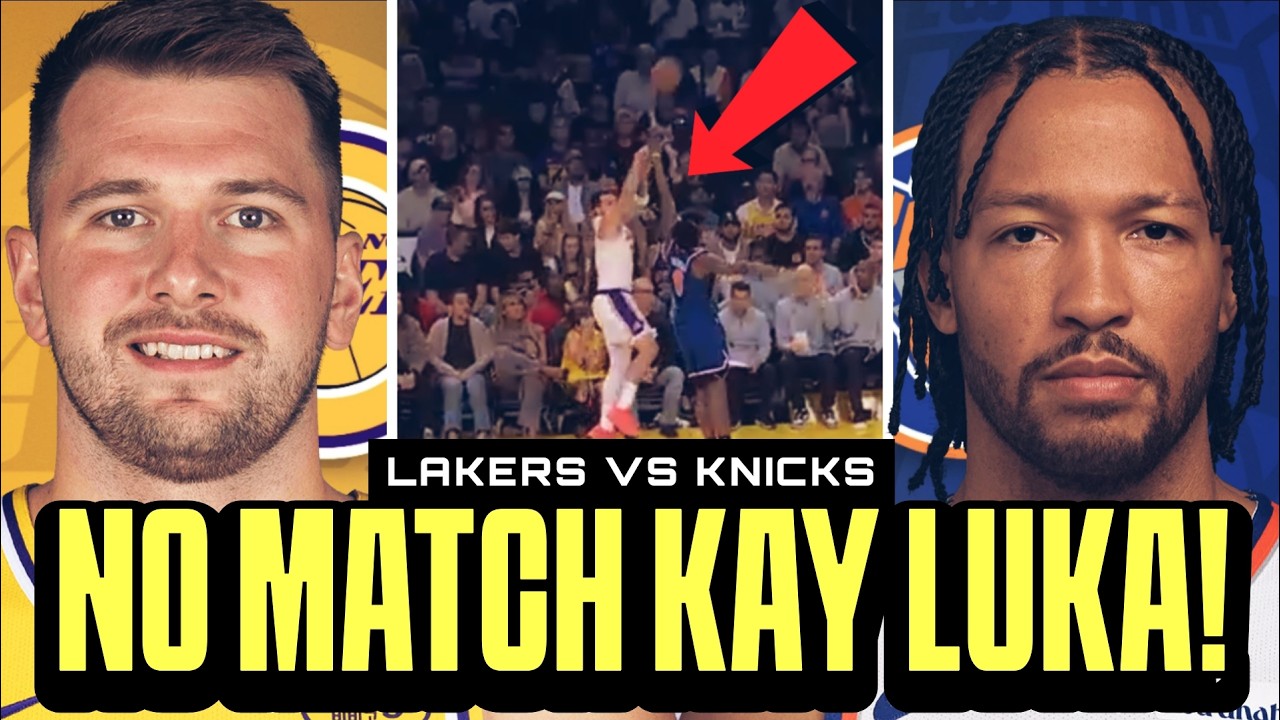 NO MATCH si Jalen Brunson kay Luka Doncic! Lumaban si Clarkson! Lakers vs Knicks