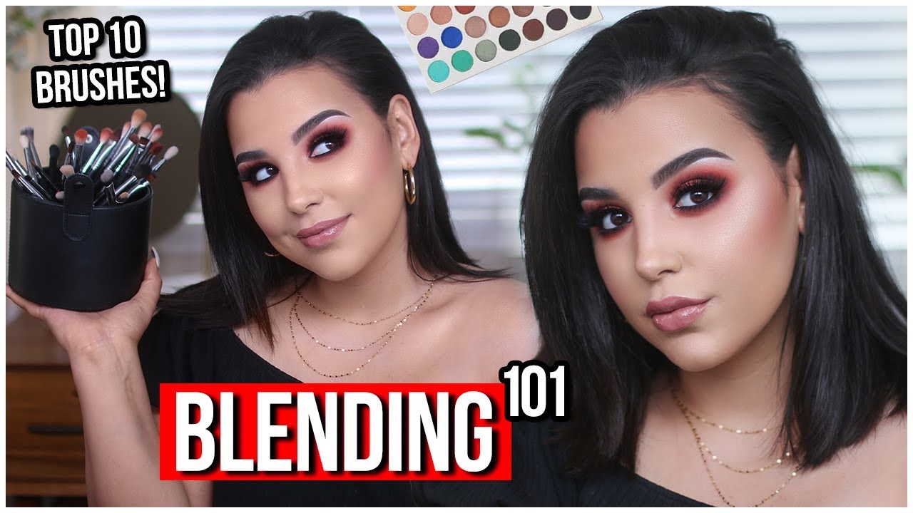 Top 10 makeup brushes for blending eyeshadow! HOW TO BLEND EYESHADOW LIKE A PRO 2018! YouTube