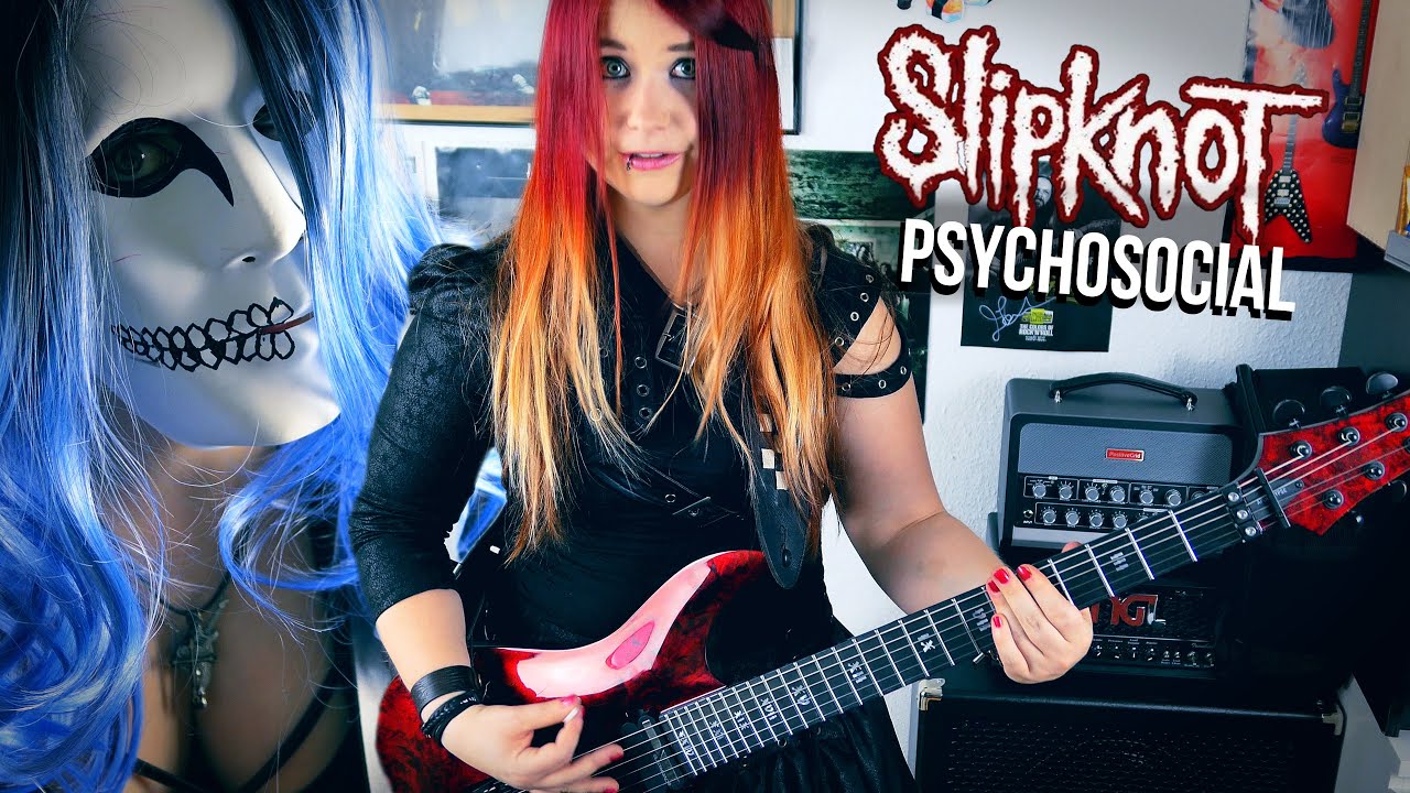 SLIPKNOT - Psychosocial [GUITAR COVER] with SOLO 4K | Jassy J