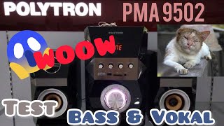 Test suara Speaker Polytron PMA9502 buktikan suara mitosnya Bass super Bass hhe