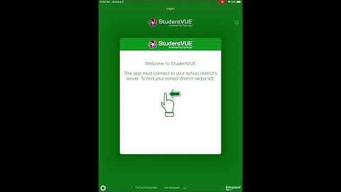 Signing into StudentVue