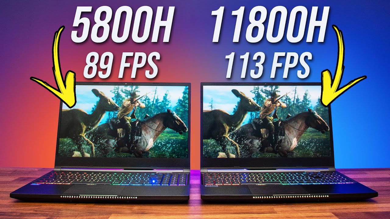 AMD 또는 Intel 게임용? 5800H 대 11800H