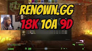 New cs2 platform matchmaking - Renown.gg scored 18k 10a 9d k/d 2.00