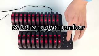How to set the pager number of guest paging system?(JT-9301)